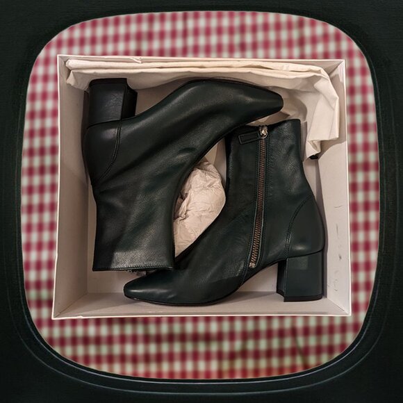 Roseanna forest green boots - Picture 4 of 7